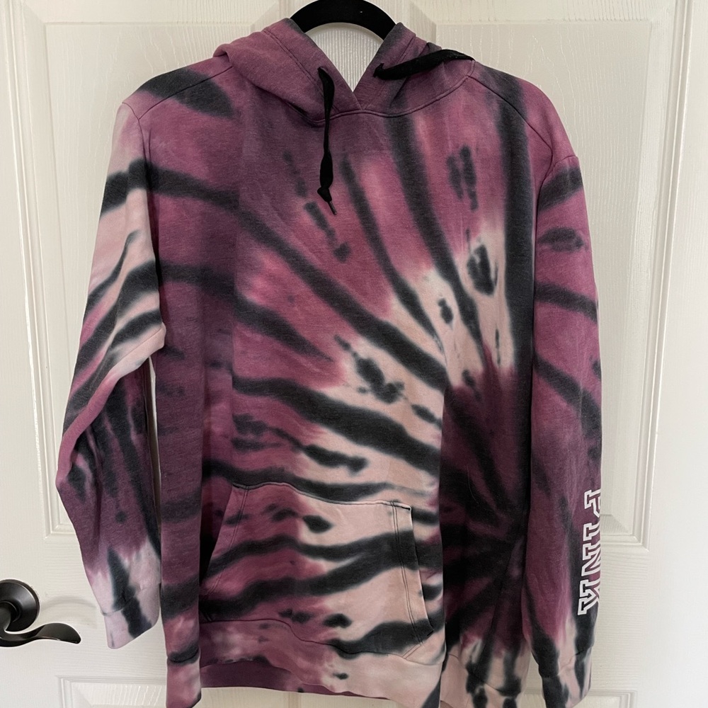 pink oversized hoodie